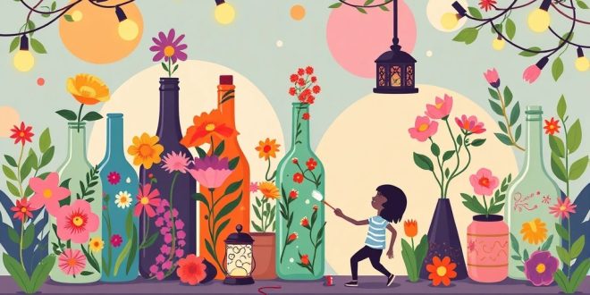 পুরনো বোতল দিয়ে সাজানোর দারুণ কিছু আইডিয়া!